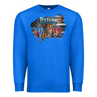 True Royal Police wife lightning bolt 4th of july Premium Sweatshirt - HowdyJamesFarm