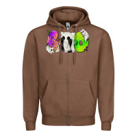 Chestnut Boo Ghost Cat Zipper Hoodie - texasbilliewilder