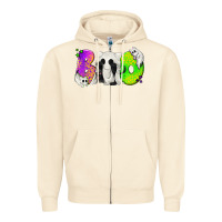 Sandshell Boo Ghost Cat Zipper Hoodie - texasbilliewilder