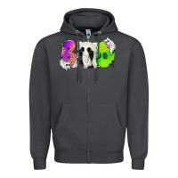 Smoke Boo Ghost Cat Zipper Hoodie - texasbilliewilder