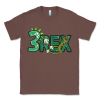 Chestnut three rex Classic Tee - MaliasSmallBusiness