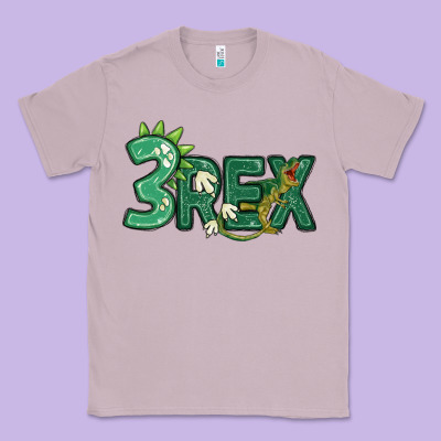 Three Rex Classic Tee Designed By Maliassmallbusiness