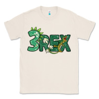 Natural three rex Classic Tee - MaliasSmallBusiness