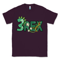 Plum three rex Classic Tee - MaliasSmallBusiness