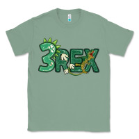 Sage three rex Classic Tee - MaliasSmallBusiness