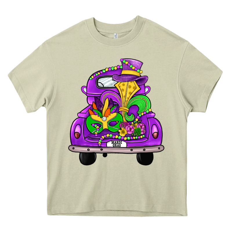 Farm Truck, Mardi Gras Heavy Core Tee by JahusDesignShop | Teevron
