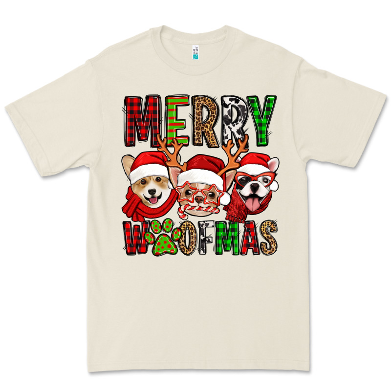 Merry Woofmas Dogs Premium Tee by Jasminsmagicworld | Teevron