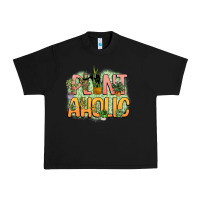 Black plantaholic Urban Heavy Tee - NancyCooperArtShop