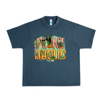 Midnight Navy plantaholic Urban Heavy Tee - NancyCooperArtShop