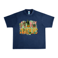 Navy plantaholic Urban Heavy Tee - NancyCooperArtShop