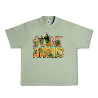 Oil Green plantaholic Urban Heavy Tee - NancyCooperArtShop