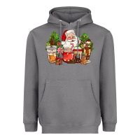 Storm christmas santa coffee cups Heavyweight Hoodie - CowGirlArtShop
