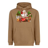 Toasted Coconut christmas santa coffee cups Heavyweight Hoodie - CowGirlArtShop