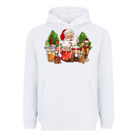 White christmas santa coffee cups Heavyweight Hoodie - CowGirlArtShop