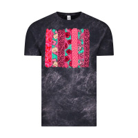 Cloud Black valentines day brushstroke Vintage Tee - NancyCooperArtShop