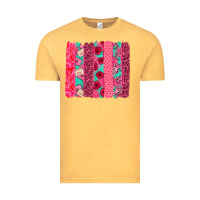 Vintage Mustard valentines day brushstroke Vintage Tee - NancyCooperArtShop