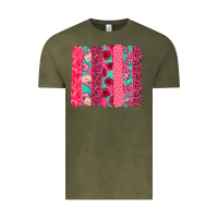Vintage Olive valentines day brushstroke Vintage Tee - NancyCooperArtShop