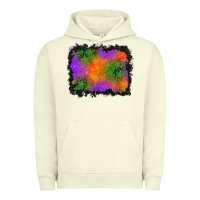 Pigment Pistachio halloween stars background Urban Hoodie - BundleAndBundleShop