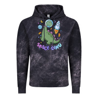 Cloud Black space dino Vintage Hoodie - MaliasSmallBusiness