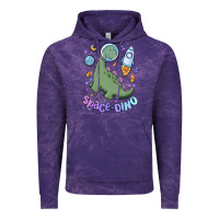 Cloud Purple space dino Vintage Hoodie - MaliasSmallBusiness