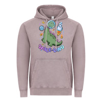 Vintage Zinc space dino Vintage Hoodie - MaliasSmallBusiness