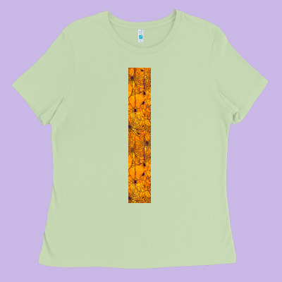 Halloween Key Fob Ladies Tee Designed By Bundleandbundleshop