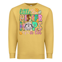 Antique Gold Little mister hops a lot Easter Day Premium Sweatshirt - HowdyJamesFarm