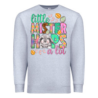 Heather Grey Little mister hops a lot Easter Day Premium Sweatshirt - HowdyJamesFarm