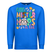 True Royal Little mister hops a lot Easter Day Premium Sweatshirt - HowdyJamesFarm