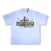 Redeemed Ephesians 1 7 Urban Heavy Tee | Teevron