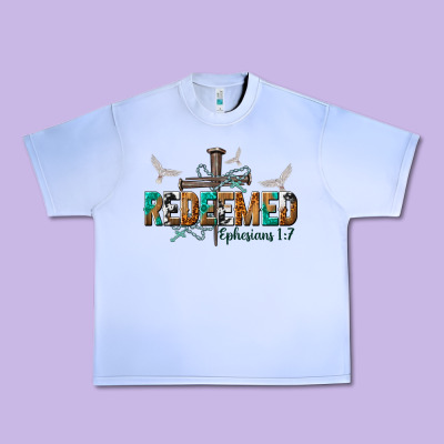 Redeemed Ephesians 1 7 Urban Heavy Tee Designed By Nancycooperartshop