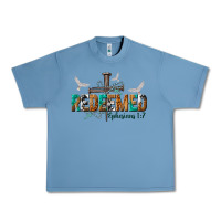Pebble Blue redeemed ephesians 1 7 Urban Heavy Tee - NancyCooperArtShop