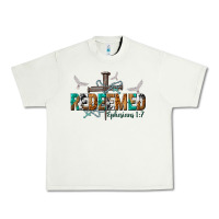 Pistachio redeemed ephesians 1 7 Urban Heavy Tee - NancyCooperArtShop