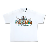 White redeemed ephesians 1 7 Urban Heavy Tee - NancyCooperArtShop