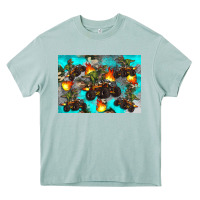 Arona Dinosaur monster truck Heavy Core Tee - Artiststas