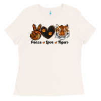 Bone peace love tigers Ladies Tee - RanaPortraitStore