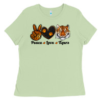Matcha peace love tigers Ladies Tee - RanaPortraitStore