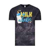 Cloud Black milkaholic boys Vintage Tee - NancyCooperArtShop