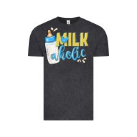 Vintage Black milkaholic boys Vintage Tee - NancyCooperArtShop