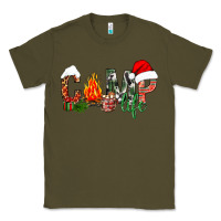 Army Green christmas camp life Classic Tee - NancyCooperArtShop