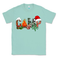 Seafoam christmas camp life Classic Tee - NancyCooperArtShop