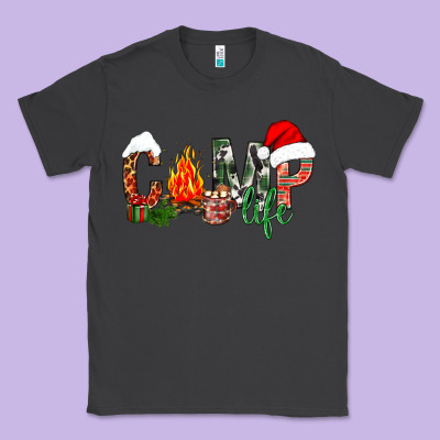 Christmas Camp Life Classic Tee Designed By Nancycooperartshop