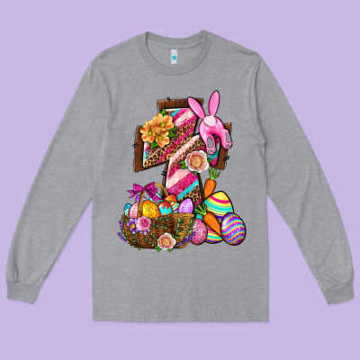 He Is Risen Long Sleeve Tee Designed By Bundleandbundleshop