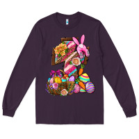 Plum He Is Risen Long Sleeve Tee - BundleAndBundleShop