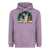 Lavender christmas vibes Heavyweight Hoodie - CowGirlArtShop