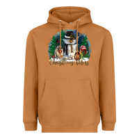 Meerkat christmas vibes Heavyweight Hoodie - CowGirlArtShop