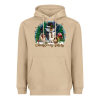 Mushroom christmas vibes Heavyweight Hoodie - CowGirlArtShop