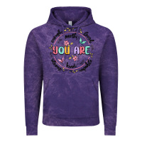 Cloud Purple you are enough Vintage Hoodie - MaliasSmallBusiness