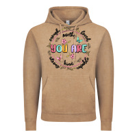 Vintage Coffee you are enough Vintage Hoodie - MaliasSmallBusiness