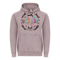 You Are Enough Vintage Hoodie | Teevron